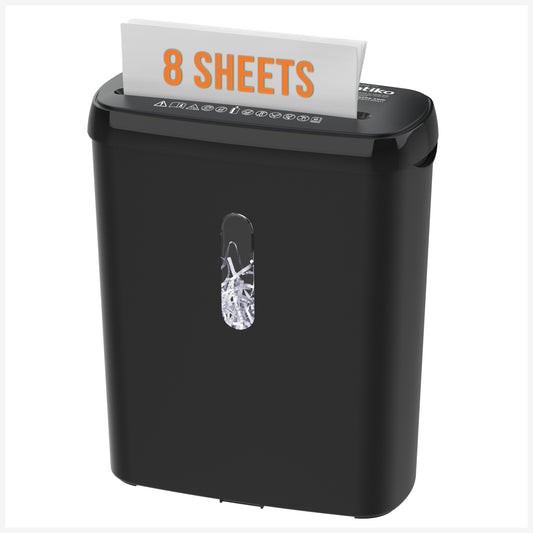 10-Sheet Strip Cut Paper Shredder, P-2 Security Level with 3.17 Gallon Basket, CD & Credit Card Shredder,ETL Certified Home Office Shredders