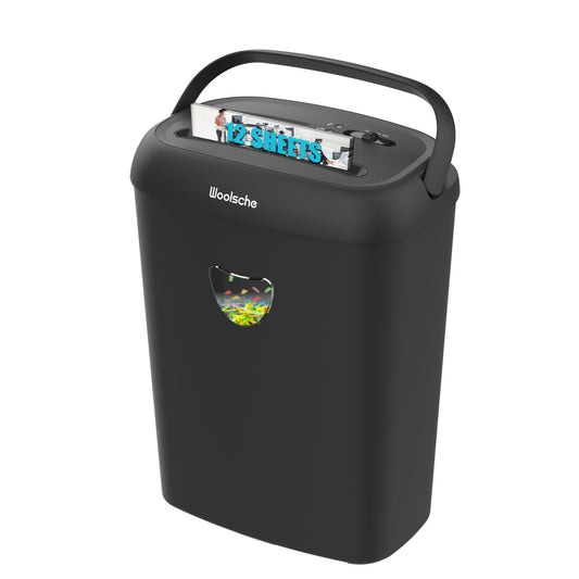 14 Sheet Cross Cut Paper Shredder, 6.6 Gallon Basket, P-4 Security Level, 3 Mode Design-Jam Proof Heavy Duty Shredder for Home and Office