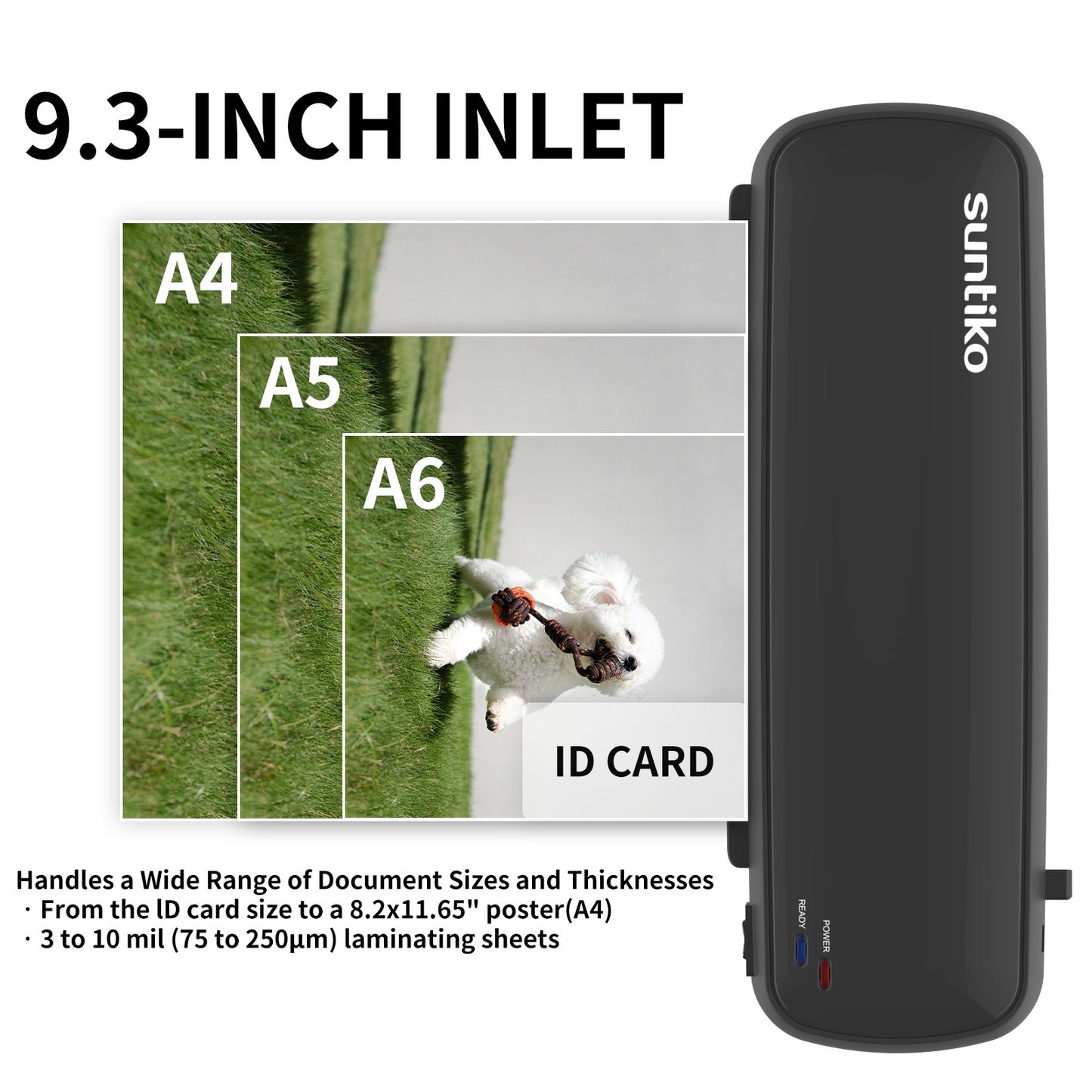 Laminator Machine,Quick Warm-Up, Fast Laminating Documentation and Photos, Increases Their Long-Term Color Preservation,A4/A5/A6 Size