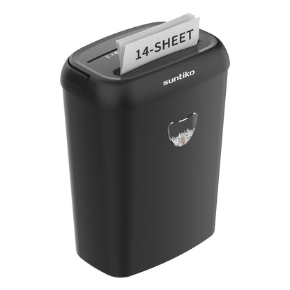 Woolsche CD210P P-4 Cross Cut Shredder, Jam-Proof Home Office Shredder