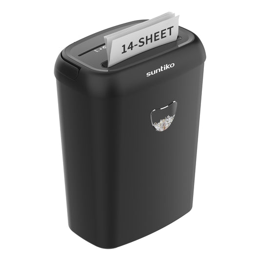 Woolsche CD210P P-4 Cross Cut Shredder, Jam-Proof Home Office Shredder