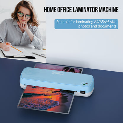 Laminator Machine with 10 Sheets - Fast Warm-Up for A4/A5/A6 Documents & Photos - Office, School, Home Use - Teacher Supplies & Organization Essentials (Color Preservation Technology)