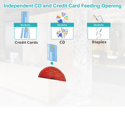 5-Sheet Micro Cut Paper Shredder with 2.65 Gallons Bin, P-5 High Security Level,Pull Out Basket with Jam Proof System for Home Office