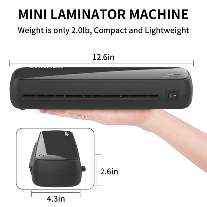 Laminator Machine,Quick Warm-Up, Fast Laminating Documentation and Photos, Increases Their Long-Term Color Preservation,A4/A5/A6 Size