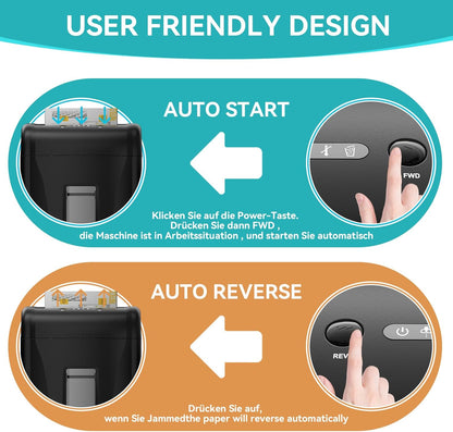 Paper Shredder, 22-Sheet Cross Cut, 8 Gallon Pull Out Bin, P-4 Security Level, Shred Paper and Credit Card and Durable&Fast for Home Office